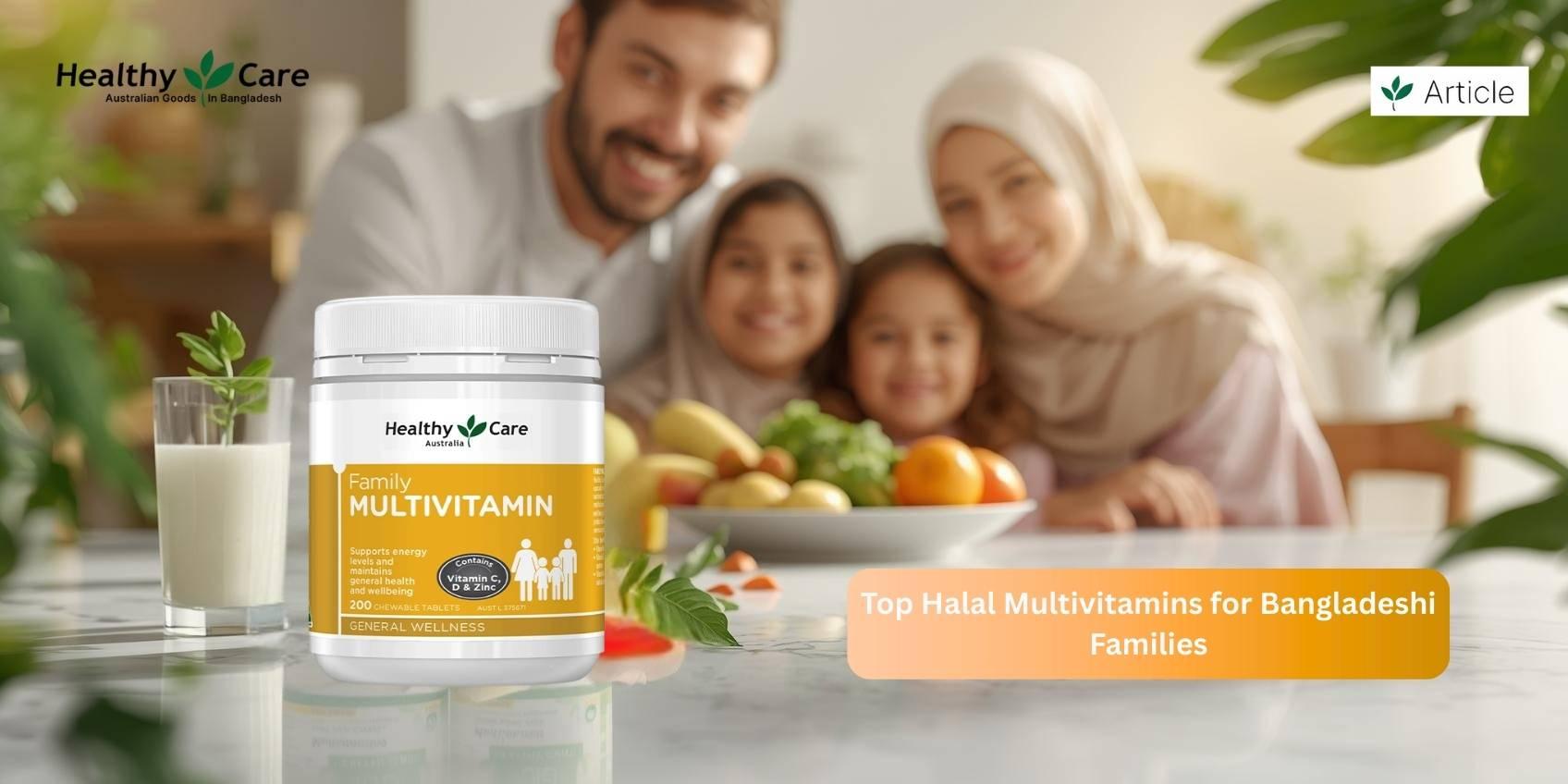 Top Halal Multivitamins for Bangladeshi Families