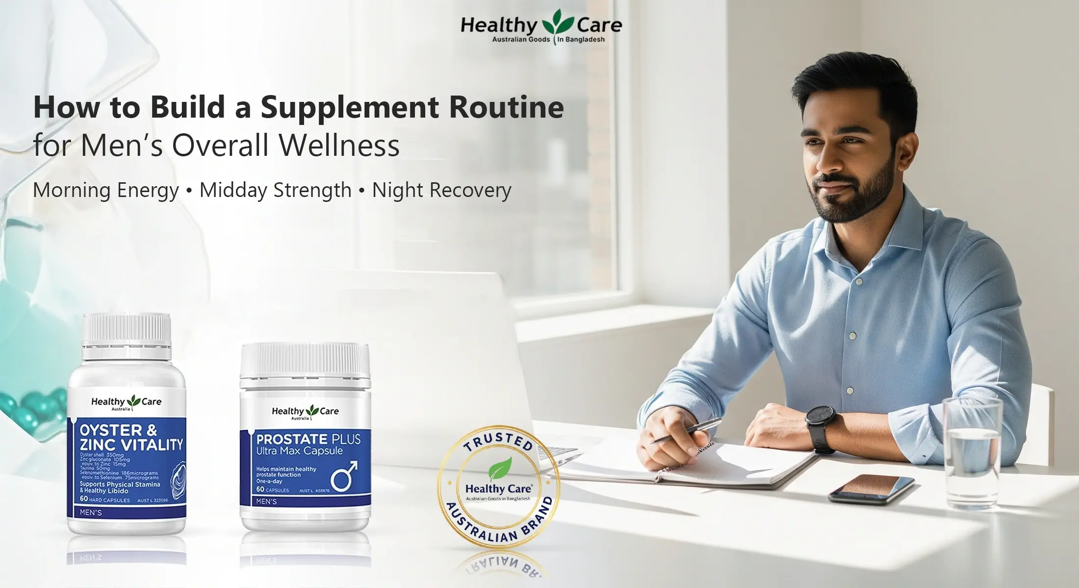 How to Build a Supplement Routine for Men’s Overall Wellness