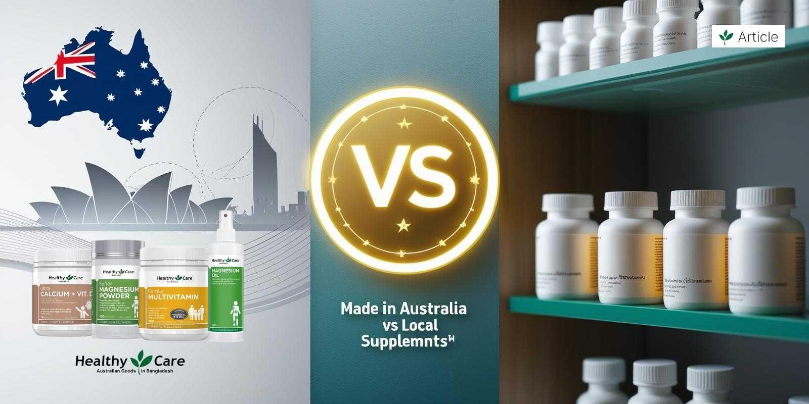 Made in Australia vs Local Supplements – BD Comparison