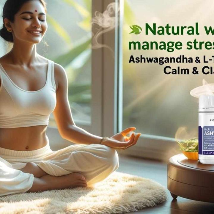 Natural Ways to Manage Stress: The Role of Ashwagandha and L-Theanine Supplements.