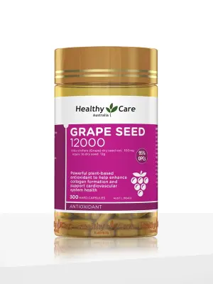Healthy Care Grape Seed 12000 - 300 Capsules
