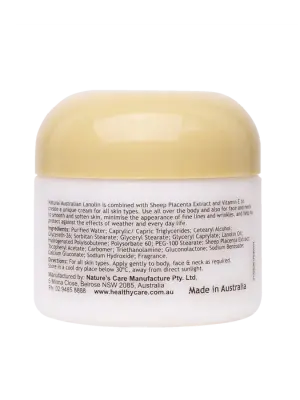 Healthy Care Lanolin with Sheep Placenta 100g