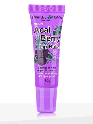 Healthy Care Natural Acai Lip Balm 10g