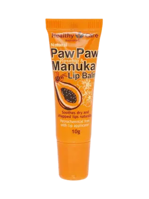 Healthy Care Paw Paw Rosehip & Manuka Lip Balm 10g