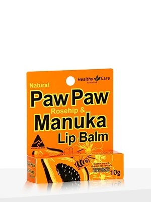 Healthy Care Paw Paw Rosehip & Manuka Lip Balm 10g