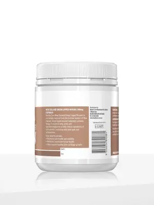 Healthy Care New Zealand Green Lipped Mussel 500mg – 250 Capsules