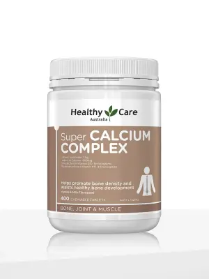 Healthy Care Super Calcium Complex D – 400 Chewable Tablets
