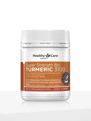 Healthy Care Super Strength Bio Turmeric 3100 – 100 Capsules