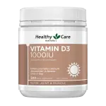 Healthy Care Vitamin D3 1000IU – 500 Capsules