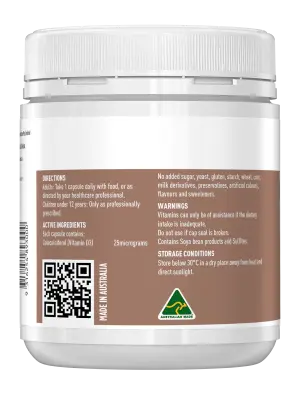 Healthy Care Vitamin D3 1000IU – 500 Capsules