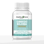 Healthy Care Ginkgo Biloba 6000mg – 60 Capsules
