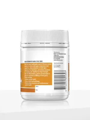 Healthy Care High Strength Garlic Oil 5000 – 150 Capsules
