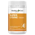Healthy Care Super Lysine Cold Sore Relief – 100 Tablets
