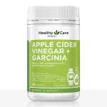 Healthy Care Apple Cider Vinegar + Garcinia – 90 Capsules