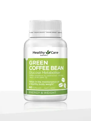 Healthy Care Green Coffee Bean Glucose Metaboliser – 60 Capsules