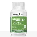 Healthy Care High Strength Vitamin B12 1000mcg – 60 Tablets