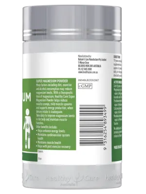 Healthy Care Super Magnesium Powder – 200g
