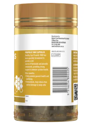 Healthy Care Propolis 1000 – 200 Capsules
