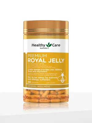Healthy Care Royal Jelly 1000mg – 365 Capsules