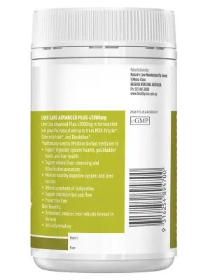 Healthy Care Liver Care Advanced Plus 42000mg – 100 Capsules