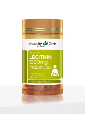 Healthy Care Super Lecithin 1200mg – 100 Capsules