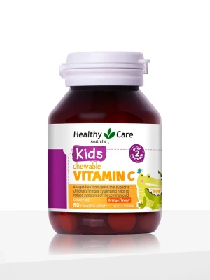 Chewable Kids Vitamin C Orange Flavour - 60 Tablets