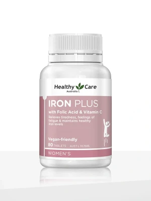 Iron Plus with Folic Acid & Vitamin C- 80 tablets