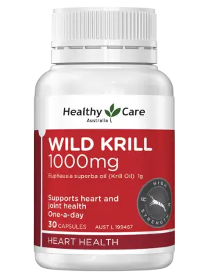Healthy Care Wild Krill Oil 1000mg – 30 Capsules