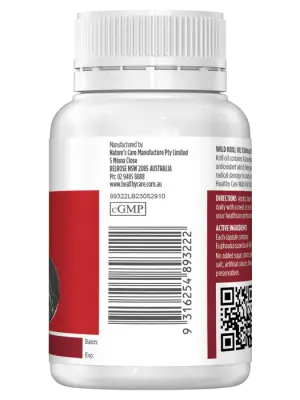 Healthy Care Wild Krill Oil 1500mg – 30 Capsules