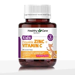 Healthy Care Kids Chewable Zinc + Vitamin C – 60 Chewable Tablets