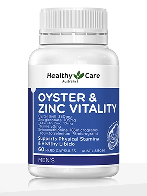 Healthy Care Oyster & Zinc Vitality 60 Capsules