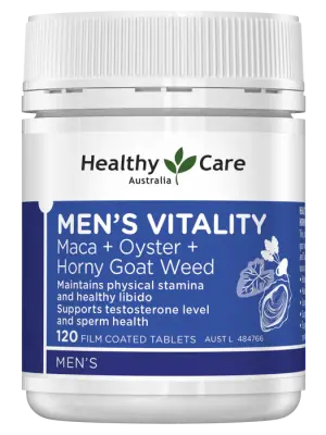 Healthy Care Men's Vitality Maca + Oyster + Horny Goat Weed