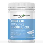 Healthy Care Fish Oil 1000mg + Krill Oil – 400 Capsules