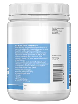 Healthy Care Fish Oil 1000mg Omega-3 - 400 capsules