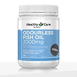 Healthy Care Odourless Fish Oil 2000mg – 200 Capsules