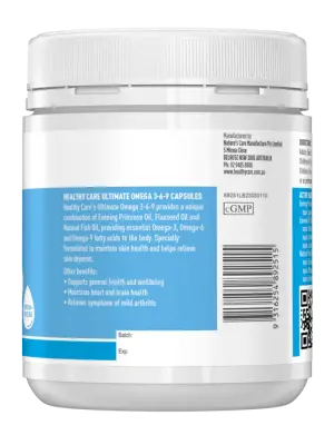 Healthy Care Ultimate Omega 3-6-9 200 Capsules