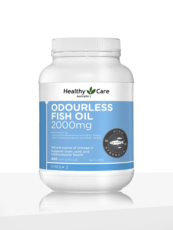 Odourless Fish Oil Omega-3 Capsules