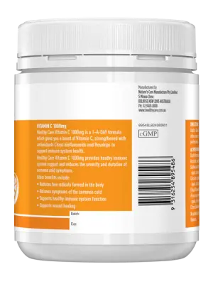 Healthy Care Vitamin C 1000mg 1-A-Day - 300 Film Coated Tablets
