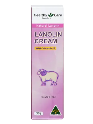 Healthy Care Lanolin Cream with Vitamin E Tube – 30g