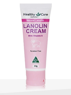 Healthy Care Lanolin Cream with Vitamin E Tube – 30g