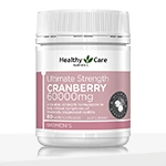 Healthy Care Ultimate Strength Cranberry 60000mg – 60 Capsules