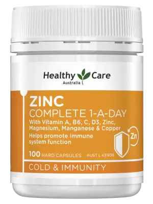 Healthy Care Zinc Complete 1-a-day – 180 Capsules